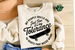 It's my Tolerance Svg Design | Svg Cut Files | Shirt Svg Product Image 2