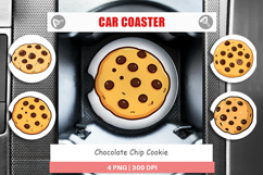 Car Coaster Chocolate Chip Cookie Product Image 1