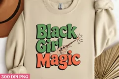 Black Girl Magic PNG, Black History Month Sublimation PNG Product Image 2