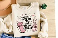 Don't forget to Hydrate Svg Design | Shirt Svg Product Image 2