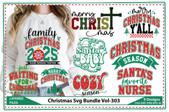 Christmas SVG Bundle, Xmas Svg, Merry Christmas Svg Designs Product Image 1