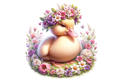 Cute Duck Clipart - PNG File Product Image 1