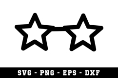 Eye Glasses SVG | SVG Cut files | Cricut Product Image 1