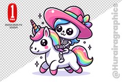 Cute Horse Clipart - PNG File Product Image 1