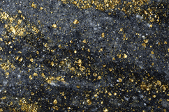 A black granite surface with gold flecks Product Image 1