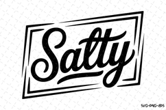 Salty svg | Summer Svg | Svg Cut Files Product Image 1
