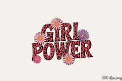 GIRL POWER PNG, Girl Power sublimation PNG Product Image 2