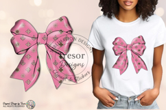 Pink Luxury Bow PNG Chic Fashion Ribbon Girly Design Art Product Image 2