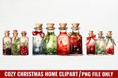 Cozy Christmas Home Clipart Sublimation Product Image 1