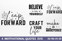 Motivational Quotes Designs SVG Product Image 1