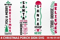 Christmas Porch Sign SVG Product Image 1