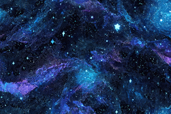 Blue Purple Galaxy Texture with Stars for Cosmic Designs Product Image 1