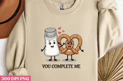 You Complete me PNG, Valentine Sublimation PNG Product Image 2