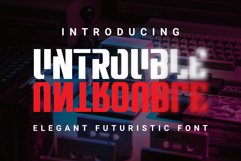 Untrouble - Elegant Futuristic Product Image 1