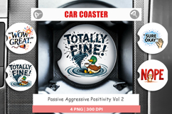 Pastel Snark Car Coaster Product Image 1