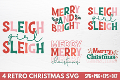 Retro Christmas Tshirt SVG Product Image 1