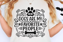 Dogs Are My Favorite People Svg, Dog Mom Svg, Dog Lover Svg. Product Image 2