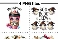 Halloween Quotes Printable, Boojee PNG for Sublimation Product Image 2
