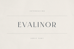 Evalinor A Modern Serif Font Product Image 1