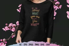 You Attract What You Are Not What You Want SVG Product Image 2