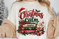 Christmas Calm Chapter by Chapter PNG, Christmas Books Product Image 4