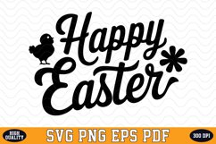 Happy Easter SVG Design | SVG Cut files Product Image 1
