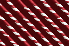 Red and White Candy Cane Pattern for Christmas Product Image 1