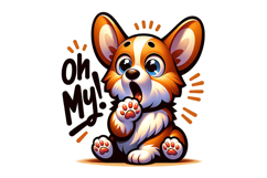 Cute Dog Clipart - PNG File Product Image 1