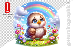 Cute Eagle Clipart - PNG File Product Image 2