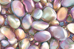 Pastel Holographic Pebbles Texture Background Design Product Image 1
