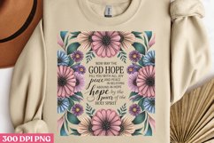 God, hope, and faith will PNG, Christian Jesus Sublimation P Product Image 2
