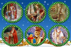 Vintage Earrings St. Nicholas Day l 6 Designs Earrings, PNG Product Image 2