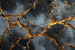 A cracked surface with golden veins Product Image 1