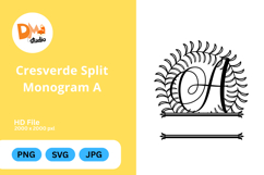 Cresverde Split Monogram Product Image 1
