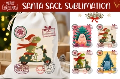 Christmas Frog Santa Sack, Christmas Monster Santa Sack Product Image 1
