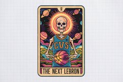 Funny Skeleton Life Tarot Card, The next lebron tarot card Product Image 1