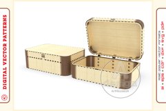 Box Organizer v22 - laser cut file - Glowforge ready SVG Product Image 1