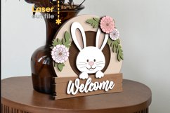 Spring Welcome SVG laser cut files for Glowforge Product Image 1