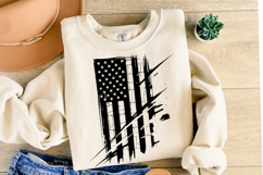 USA Flag Svg Design | Svg Cut Files | Shirt Svg Product Image 2