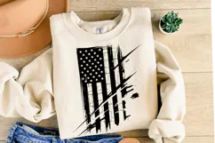 USA Flag Svg Design | Svg Cut Files | Shirt Svg Product Image 2
