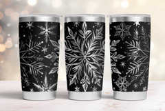 20oz Tumbler laser svg wrap|Christmas Snowflake svg Product Image 2