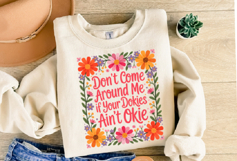 Don&#039;t come around me Svg | Svg Files for Cricut | Shirt Svg Product Image 2