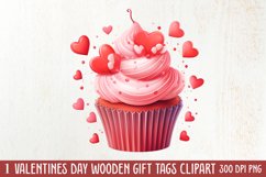 Sweet Valentine Clipart, Watercolor Valentines Day Product Image 1