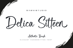Delica Sitteen Casual Handwritten Font Product Image 1