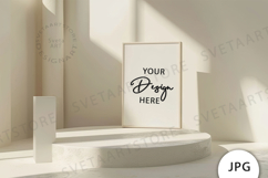Living Room Frame Mockup JPG Product Image 1