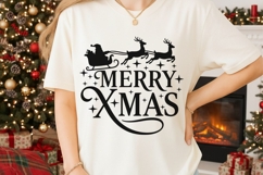 Merry Xmas Svg, Merry Christmas Svg, Family Christmas Svg. Product Image 2