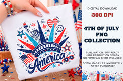 America Sketch Liberty PNG | Patriotic Graffiti DTF Product Image 1