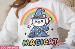 Magicat PNG, Funny Cat Sublimation PNG Product Image 2