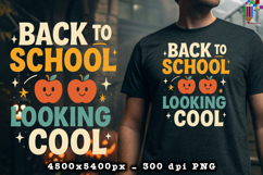 Back to School Looking Cool Sublimation Design Product Image 2