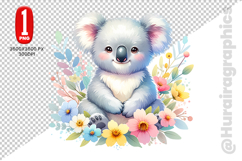 Cute Koala Clipart - PNG File Product Image 2